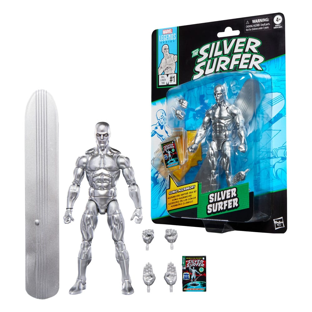 The Silver Surfer Marvel Legends Action Figure Silver Surfer 15 cm 5010996322463