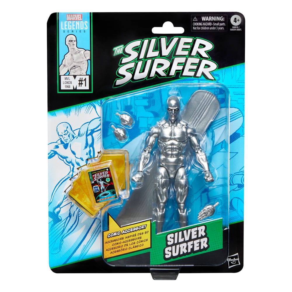 The Silver Surfer Marvel Legends Action Figure Silver Surfer 15 cm 5010996322463