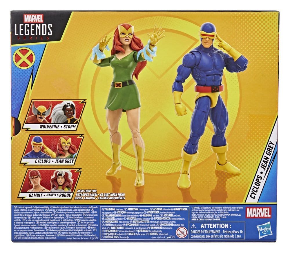 Marvel Legends Action Figure 2-Pack Cyclops & Jean Grey 15 cm 5010996324931