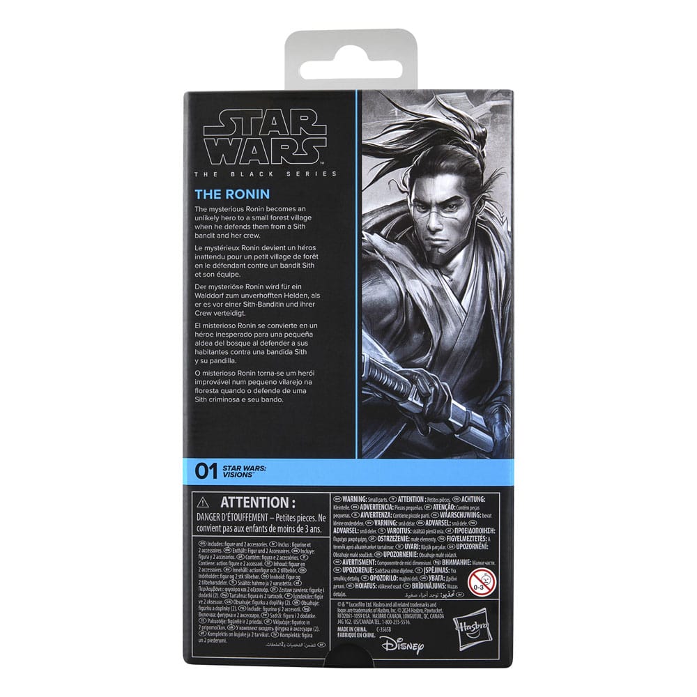 Star Wars: Visions Black Series Action Figure The Ronin 15 cm 5010996313089