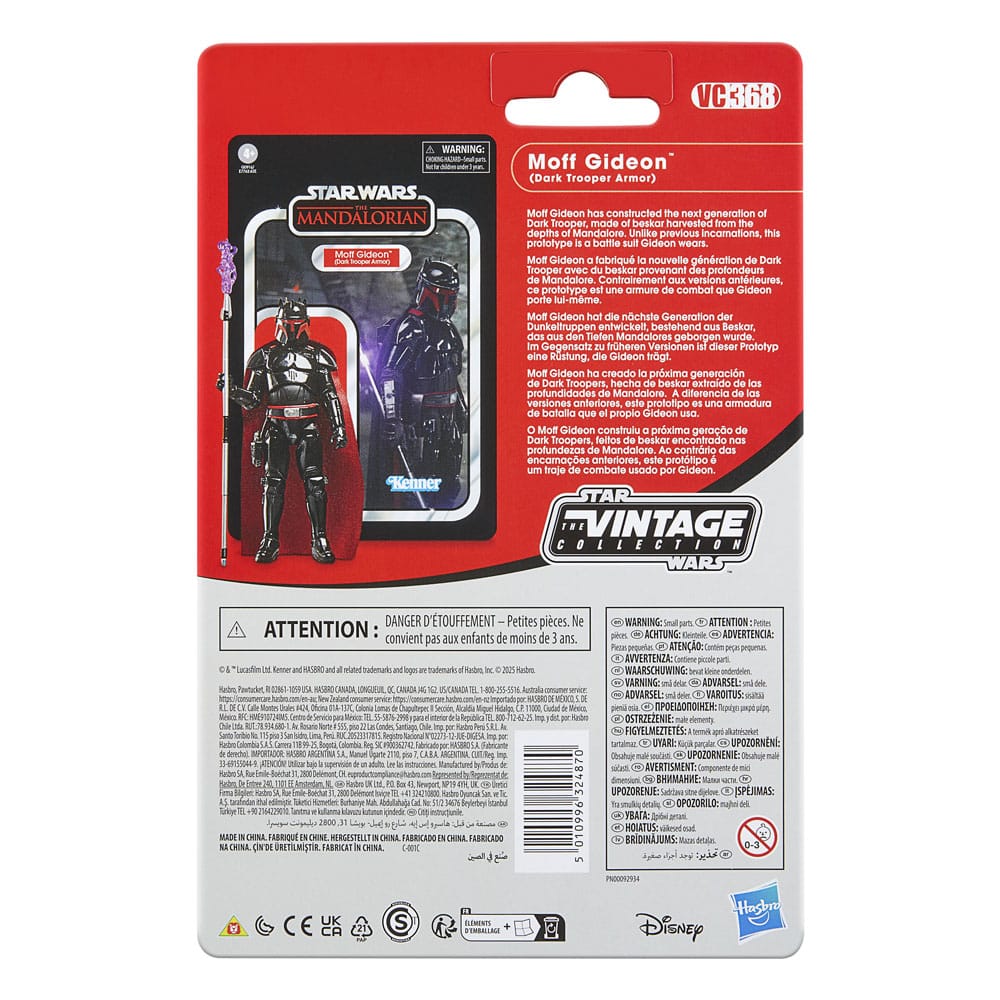 Star Wars: The Mandalorian Vintage Collection Action Figure Moff Gideon (Dark Trooper Armor) 10 cm 5010996324870