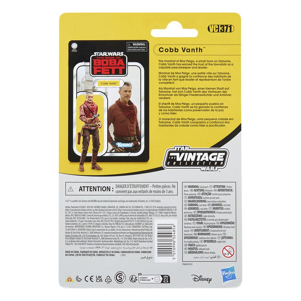 Star Wars: The Book of Boba Fett Vintage Collection Action Figure Cobb Vanth 10 cm 5010996324856