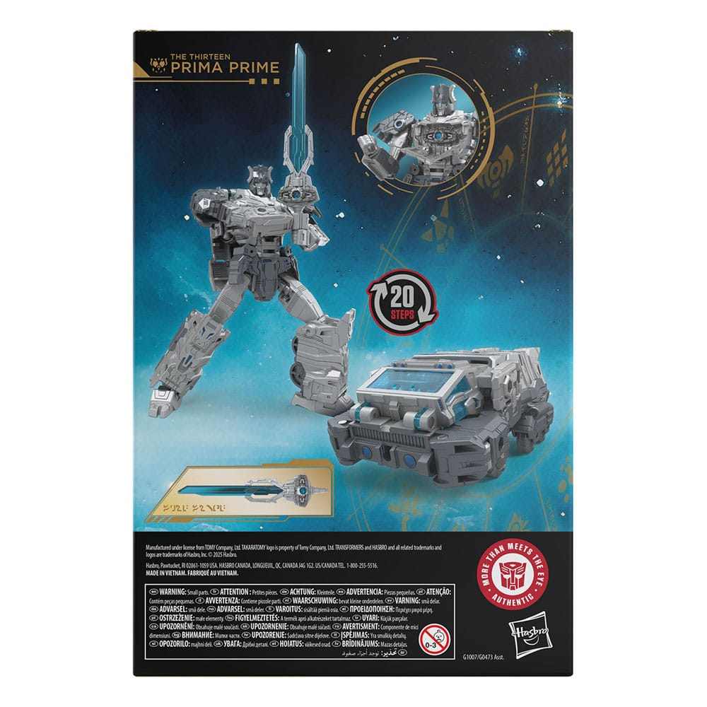 Transformers Age of the Primes Voyager Class Action Figure The Thirteen Prima Prime 18 cm 5010996286048