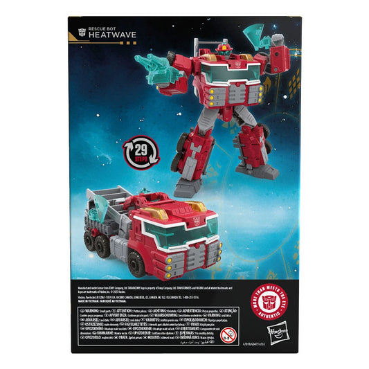Transformers Age of the Primes Voyager Class Action Figure Rescue Bot Heatwave 18 cm 5010996319708