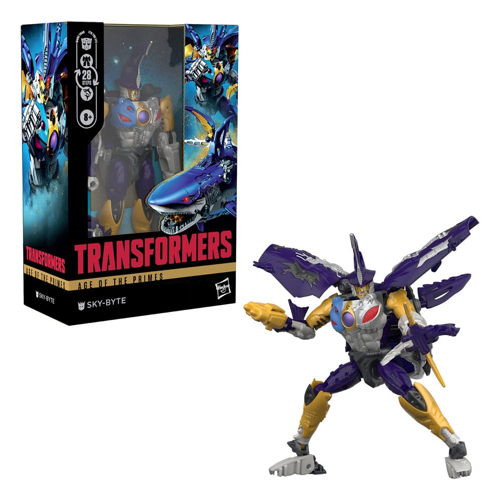 Transformers Age of the Primes Voyager Class Action Figure Sky-Byte 18 cm 5010996319692
