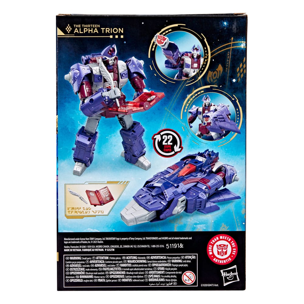 Transformers Age of the Primes Voyager Class Action Figure The Thirteen: Alpha Trion 18 cm 5010996319890