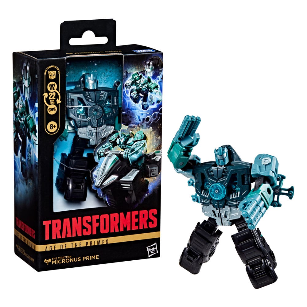 Transformers Age of the Primes Deluxe Class Action Figure The Thirteen: Micronus Prime 14 cm 5010996332998