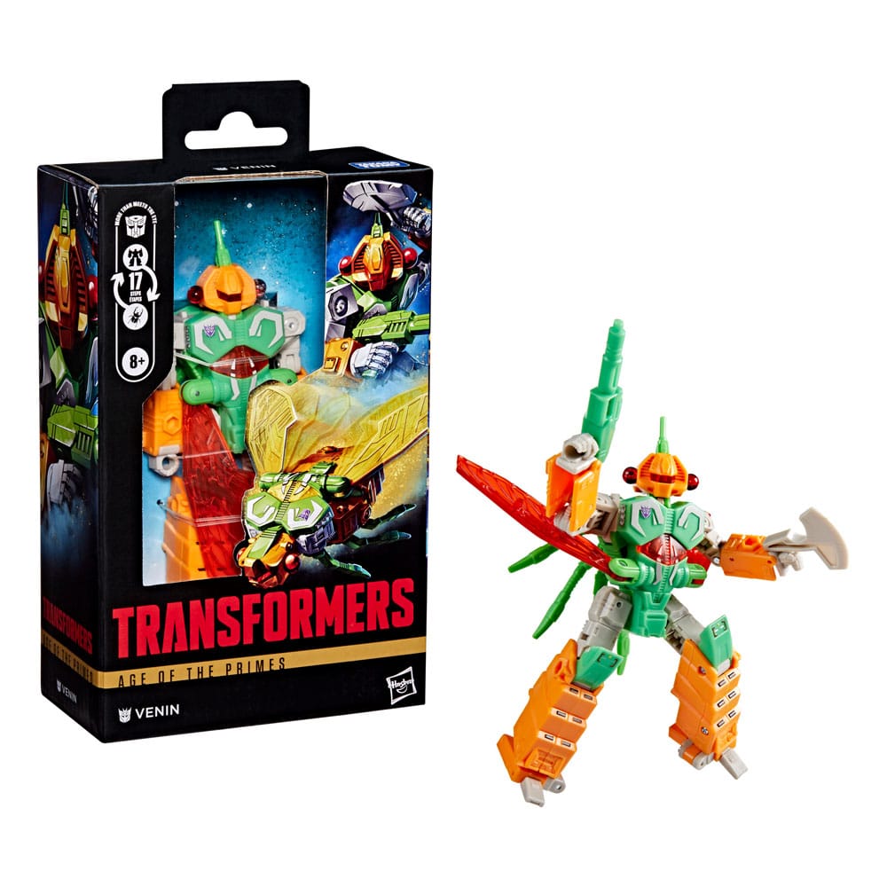 Transformers Age of the Primes Deluxe Class Action Figure Venin 14 cm 5010996332974