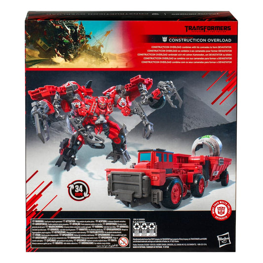 Transformers: Revenge of the Fallen Studio Series Leader Class Action Figure Power Collection Constructicon Overload 22 cm 5010996297440