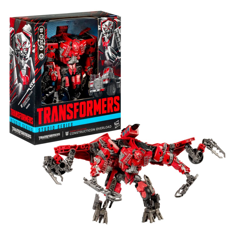 Transformers: Revenge of the Fallen Studio Series Leader Class Action Figure Power Collection Constructicon Overload 22 cm 5010996297440
