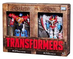 Transformers Timelines Hearts of Steel Comic Edition Action Figures Optimus Prime & Starscream 14 cm 5010996322937