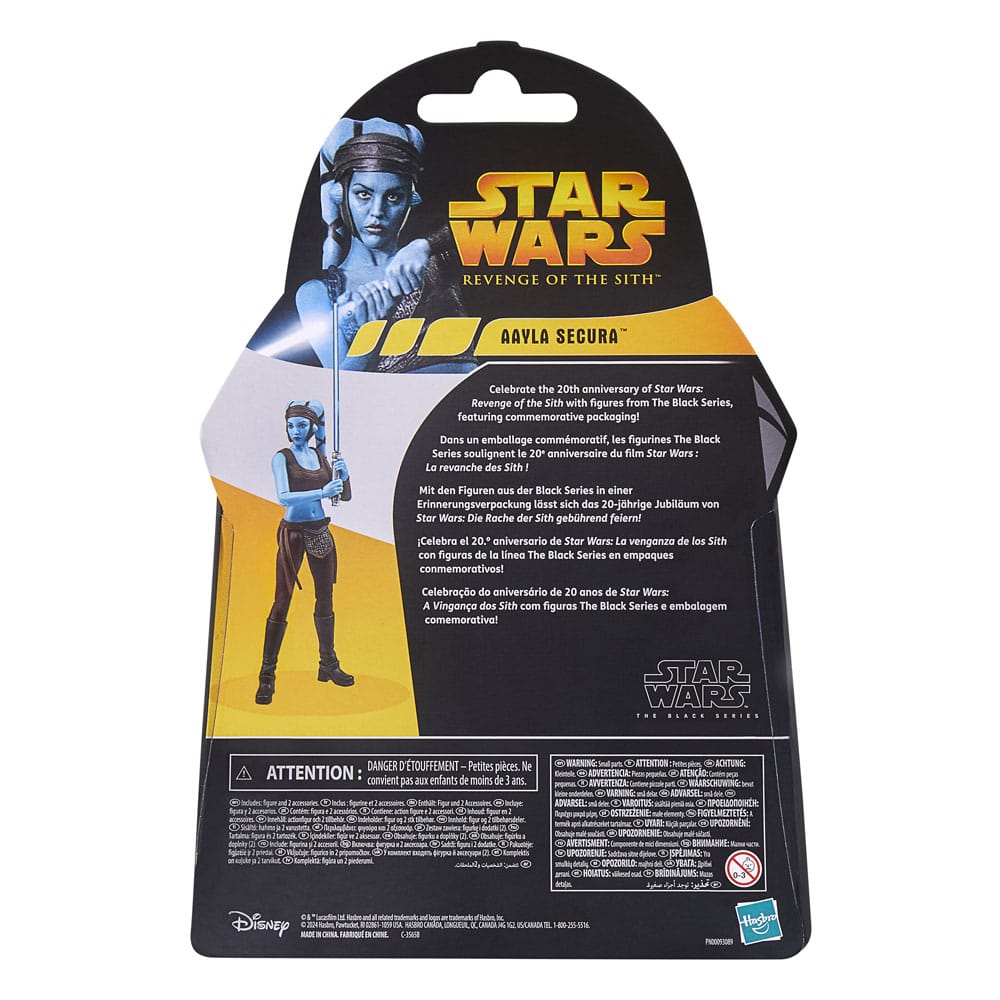 Star Wars Episode III Black Series Action Figure 20th Anniversary Aayla Secura 15 cm 5010996323019