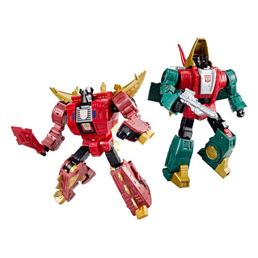 Transformers Age of the Primes Leader Class Action Figure G2 Universe Dinobots Snarl & Slug 19 cm 5010996327611