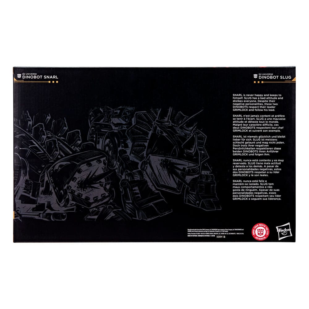Transformers Age of the Primes Leader Class Action Figure G2 Universe Dinobots Snarl & Slug 19 cm 5010996327611