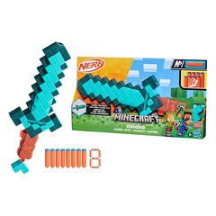 Minecraft NERF Dart-Firing Diamond Sword 5010996319203