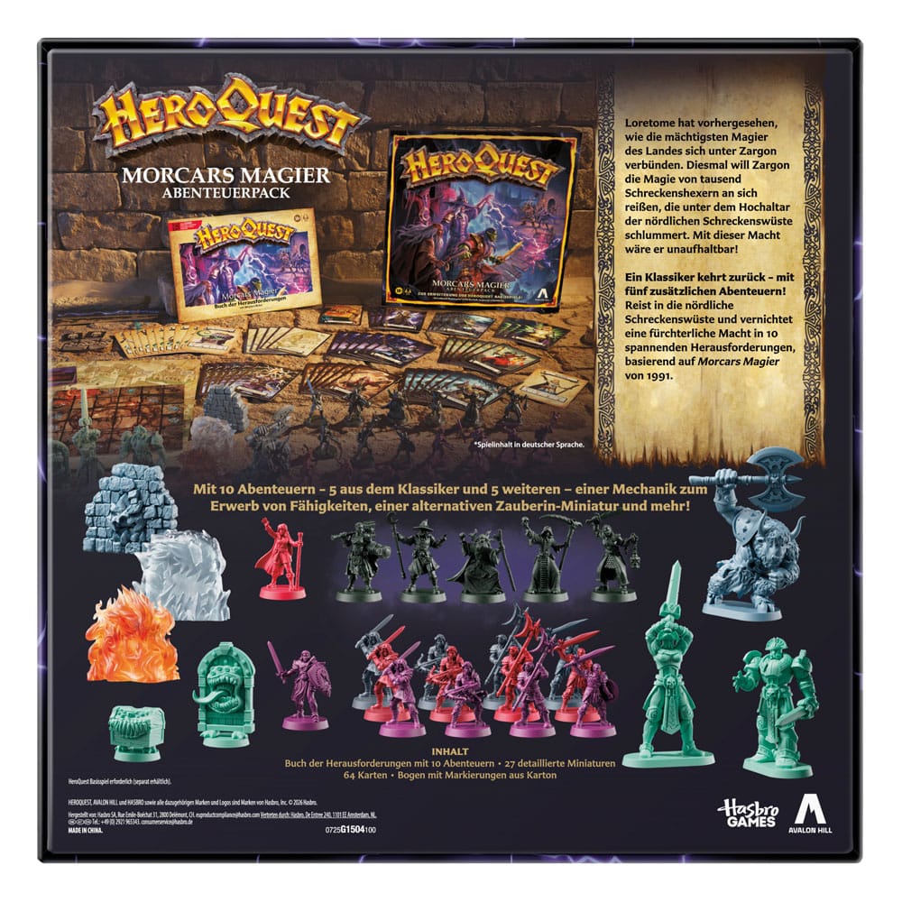 HeroQuest Board Game Expansion Morcars Magier Quest Pack *German Version* 5010996382603
