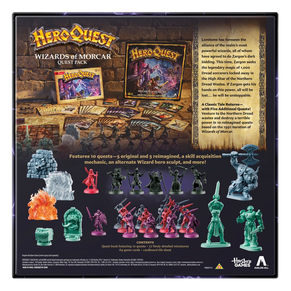 HeroQuest Board Game Expansion Wizards of Morcar Quest Pack *English Version* 5010996328526