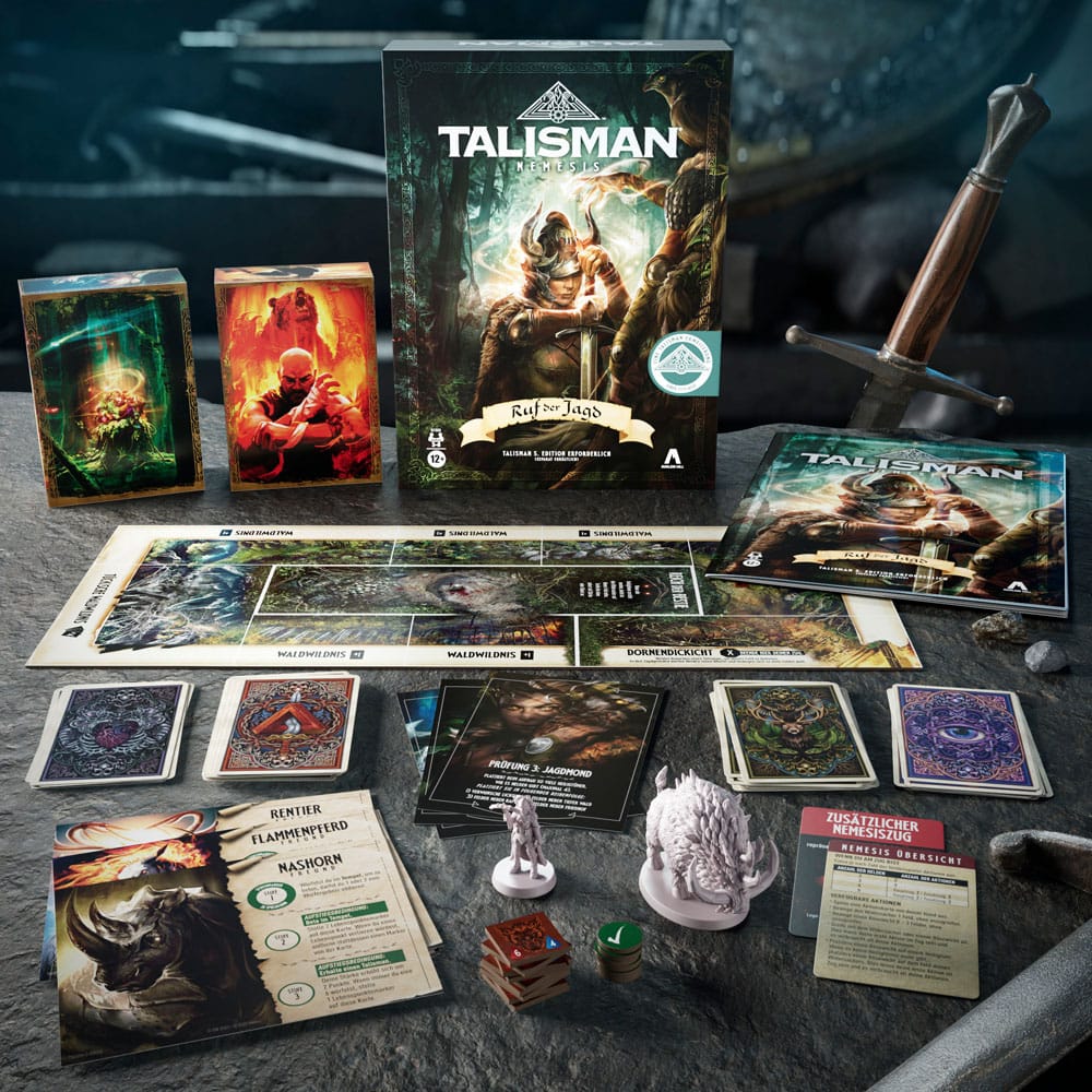 Talisman: Nemesis Brettspiel-Erweiterung Ruf der Jagd *Deutsche Version*Talisman: Nemesis Board Game Expansion Ruf der Jagd *German Version*Talisman: Nemesis extension jeu de plateau Ruf der Jagd *ALLEMAND*Talisman: Nemesis Expansión del Juego de Mesa Ruf 5010996345783