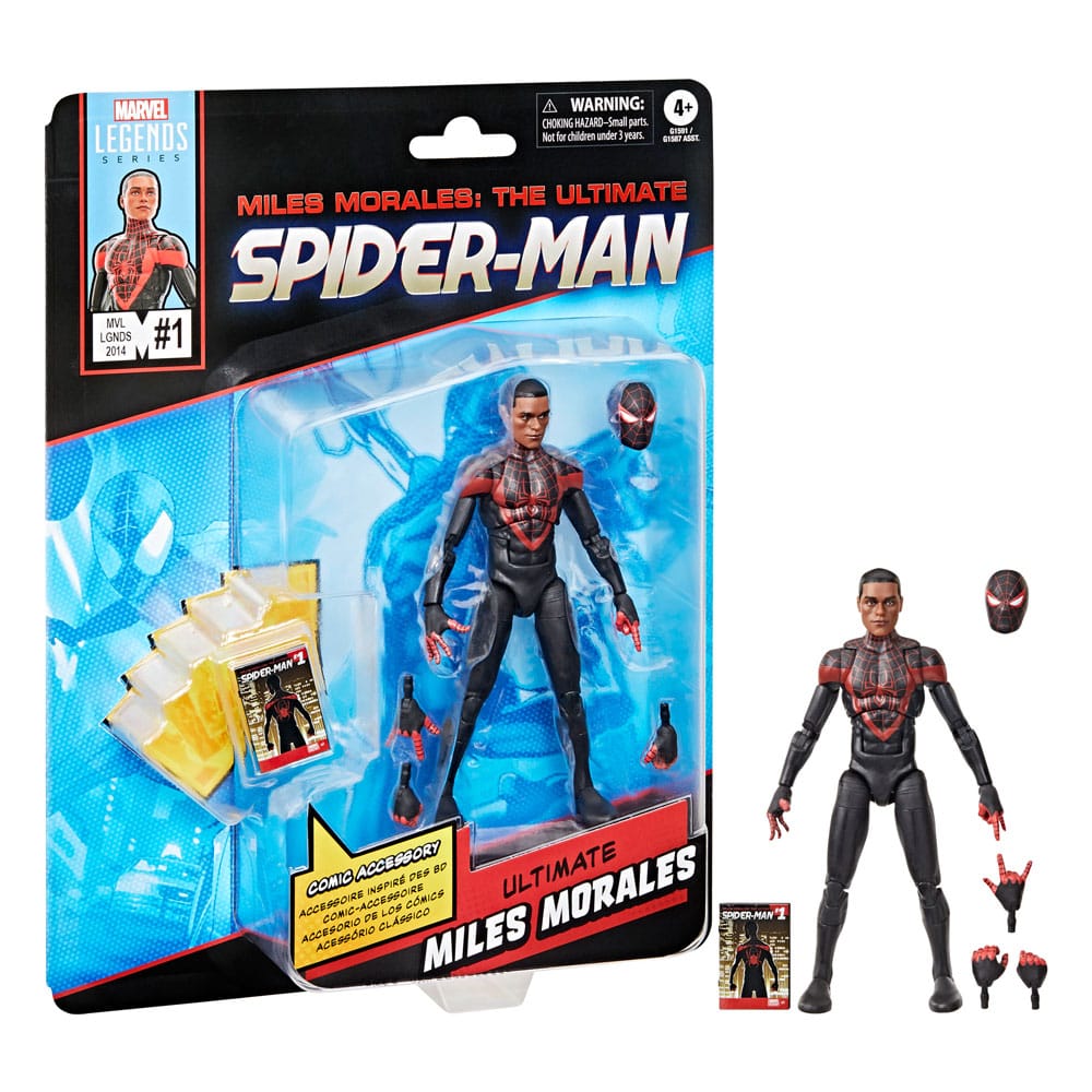 Miles Morales: The Ultimate Spider-Man Marvel Legends Action Figure Ultimate Miles Morales 15 cm 5010996290946