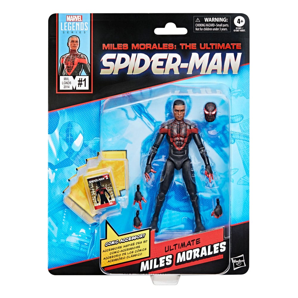 Miles Morales: The Ultimate Spider-Man Marvel Legends Action Figure Ultimate Miles Morales 15 cm 5010996290946