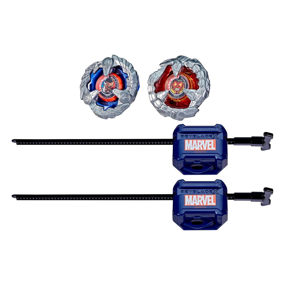 Beyblade X and Marvel Collab Captain America 4-70GB vs. Red Hulk 1-80R 5010996305718