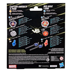 Beyblade X and Marvel Collab Captain America 4-70GB vs. Red Hulk 1-80R 5010996305718