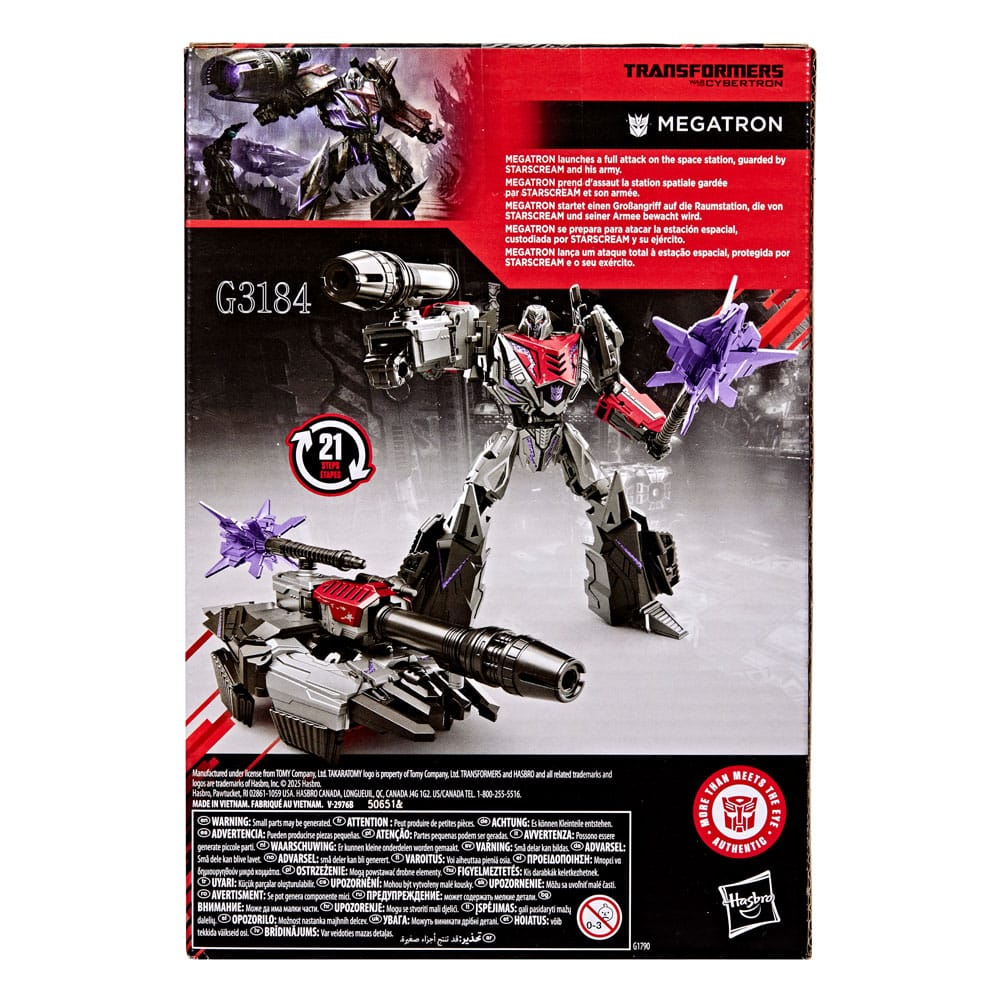 Transformers: War for Cybertron Studio Series Voyager Class Action Figure Megatron 16 cm 5010996346049