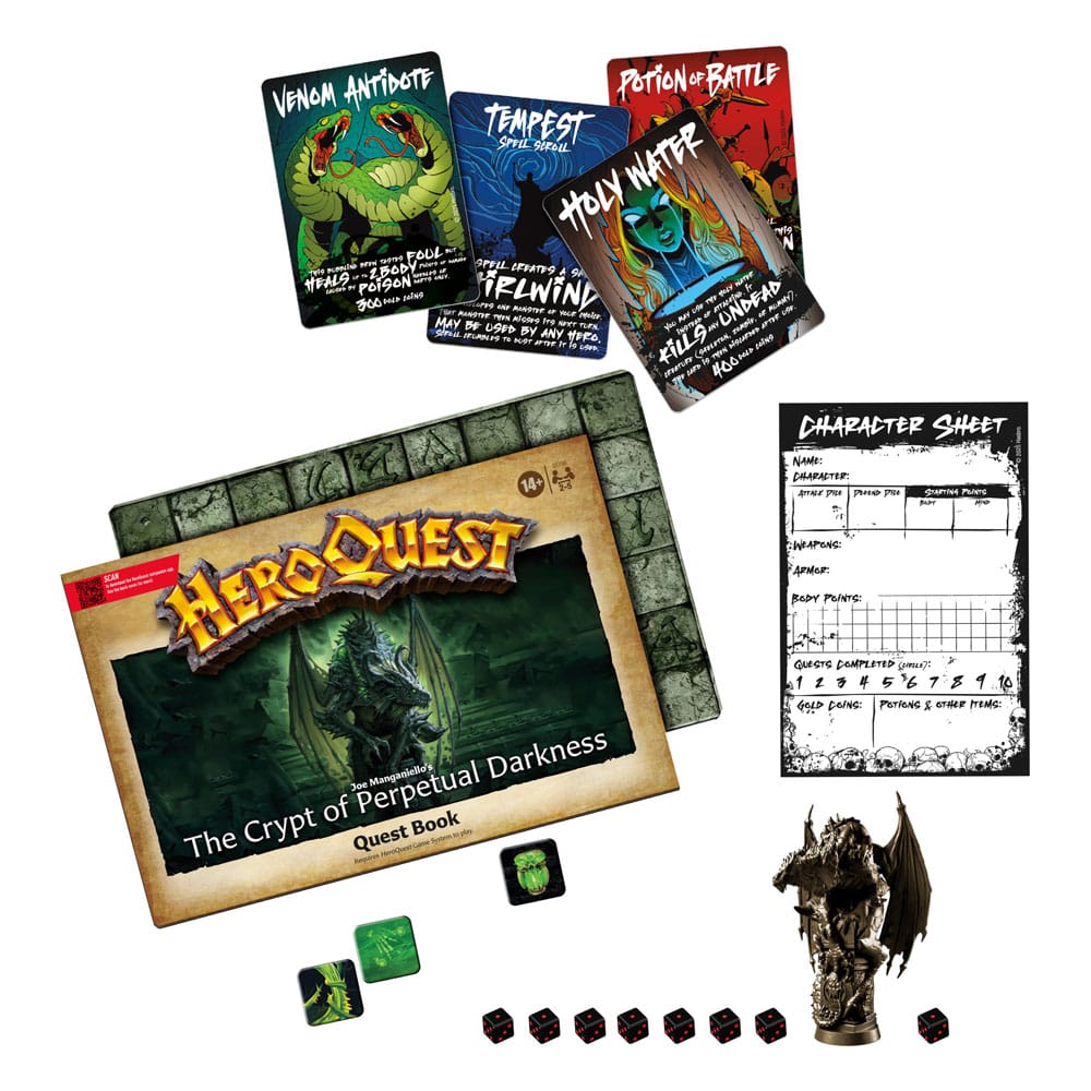 HeroQuest Board Game Expansion The Crypt of Perpetual Darkness Quest Pack *English Version* 5010996322890