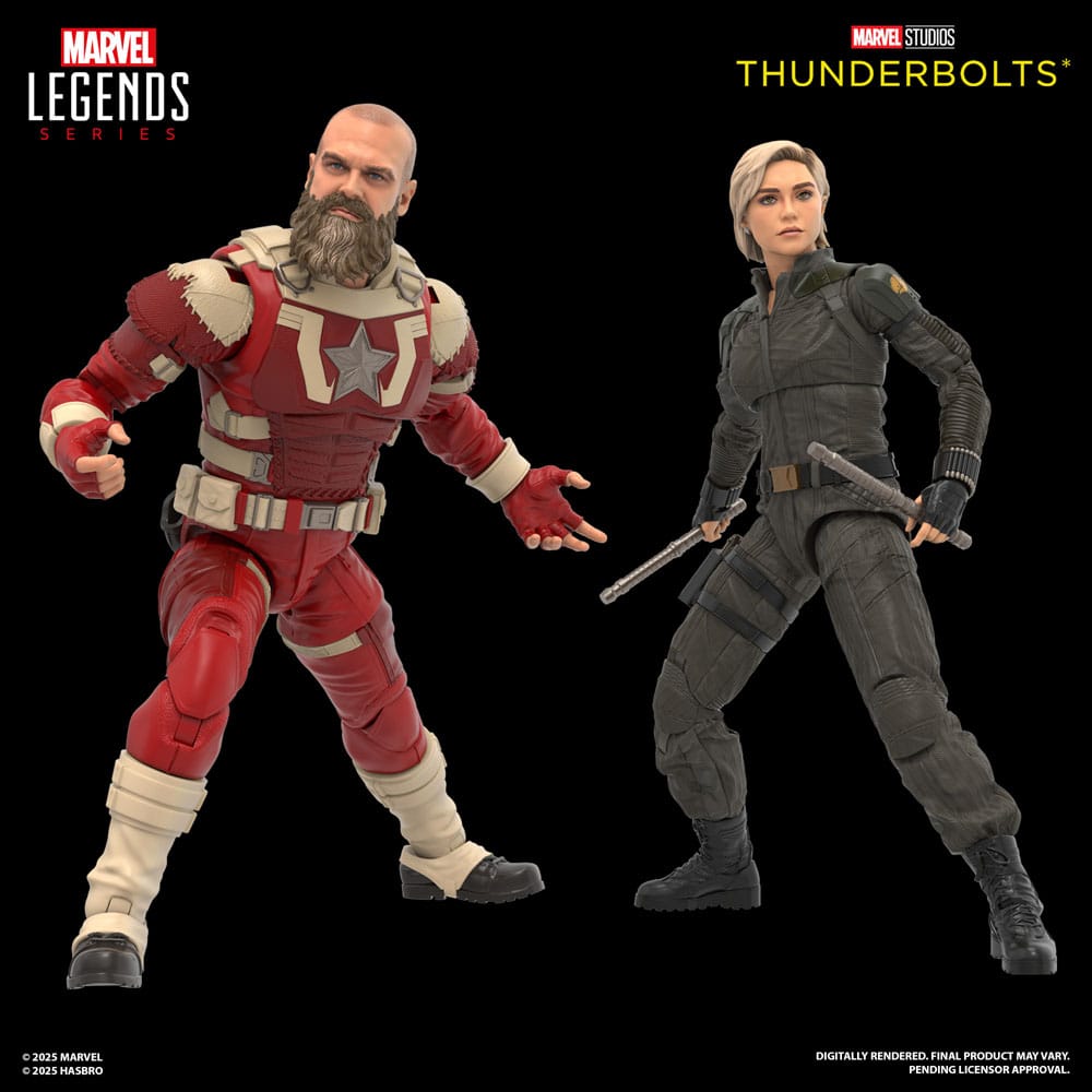 Thunderbolts Marvel Legends Action Figure 2-Pack Yelena Belova & Red Guardian 15 cm 5010996324726