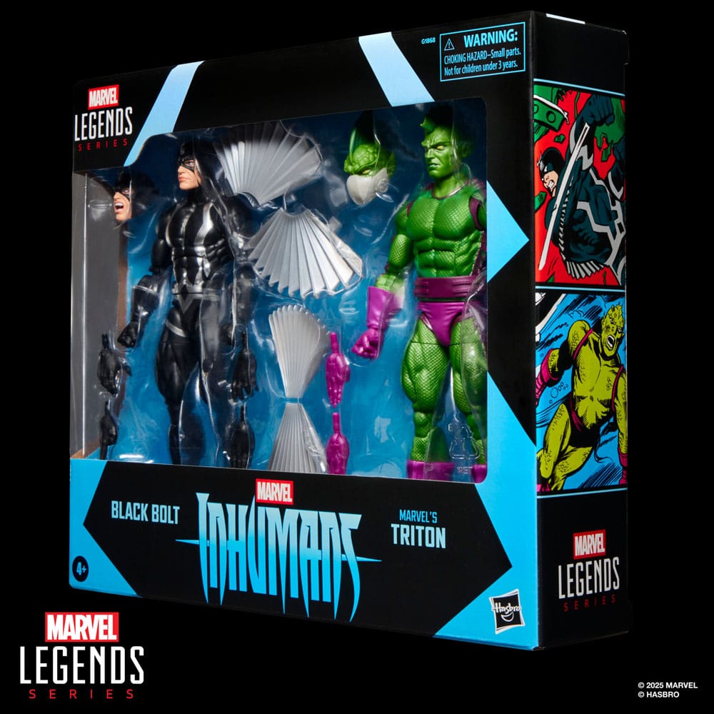 Inhumans Marvel Legends Action Figure 2-Pack Black Bolt & Marvel's Triton 15 cm 5010996328403