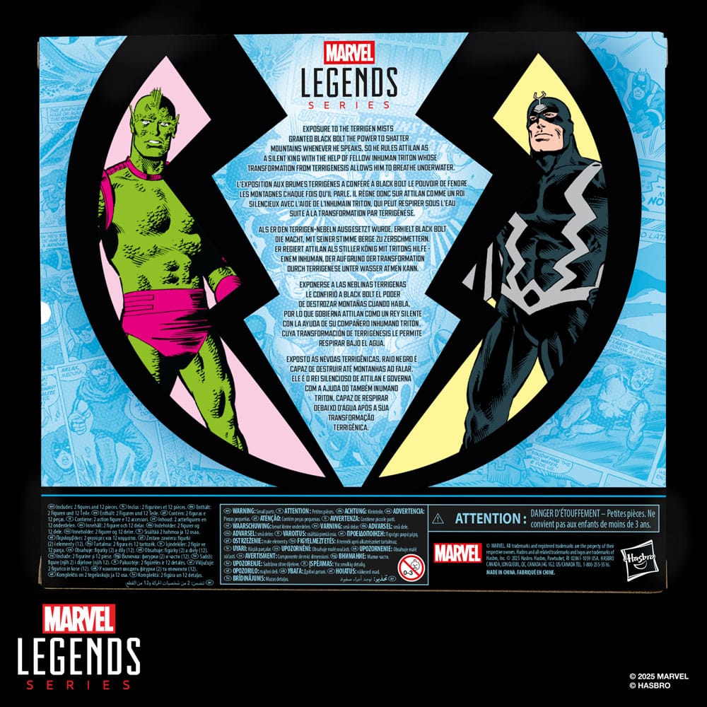 Inhumans Marvel Legends Action Figure 2-Pack Black Bolt & Marvel's Triton 15 cm 5010996328403