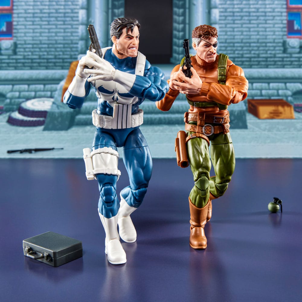 The Punisher Marvel Legends Gamerverse Action Figure 2-Pack Punisher & Nick Fury 15 cm 5010996328380