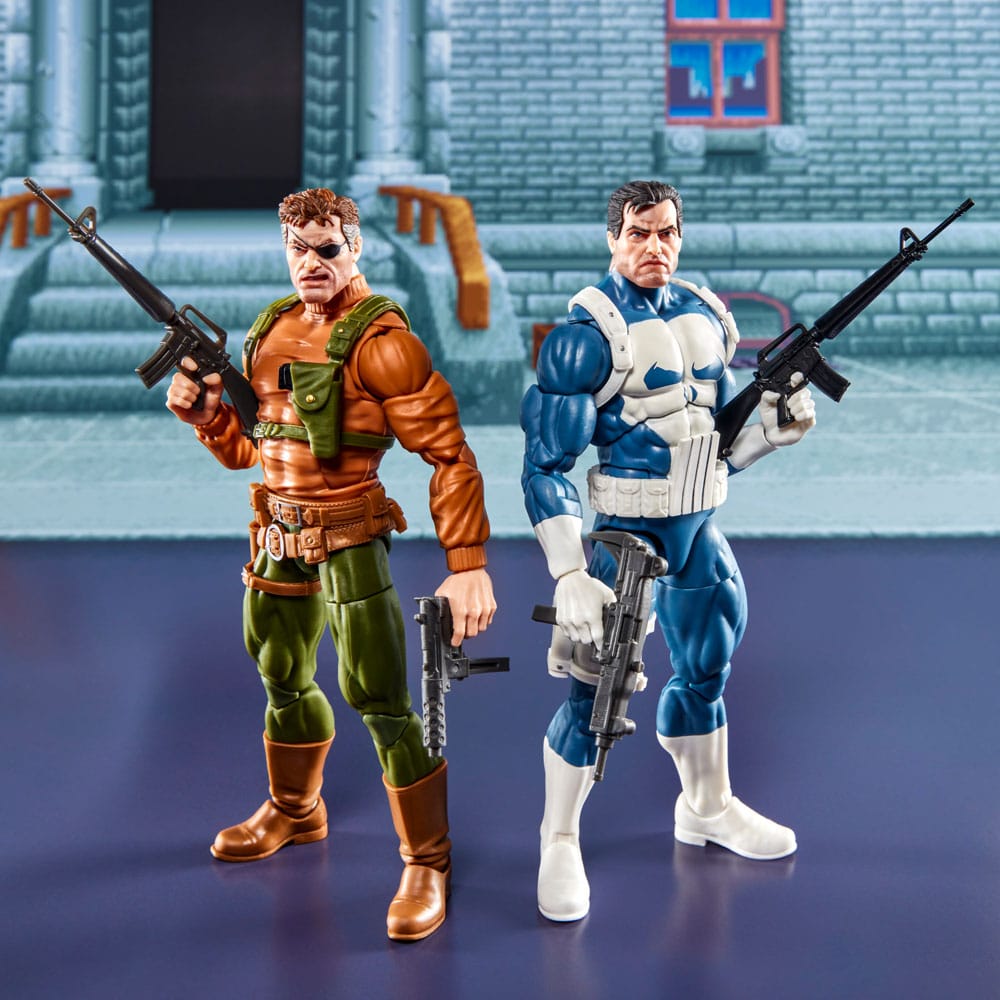 The Punisher Marvel Legends Gamerverse Action Figure 2-Pack Punisher & Nick Fury 15 cm 5010996328380