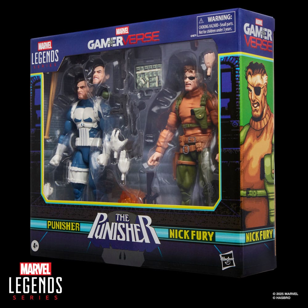 The Punisher Marvel Legends Gamerverse Action Figure 2-Pack Punisher & Nick Fury 15 cm 5010996328380
