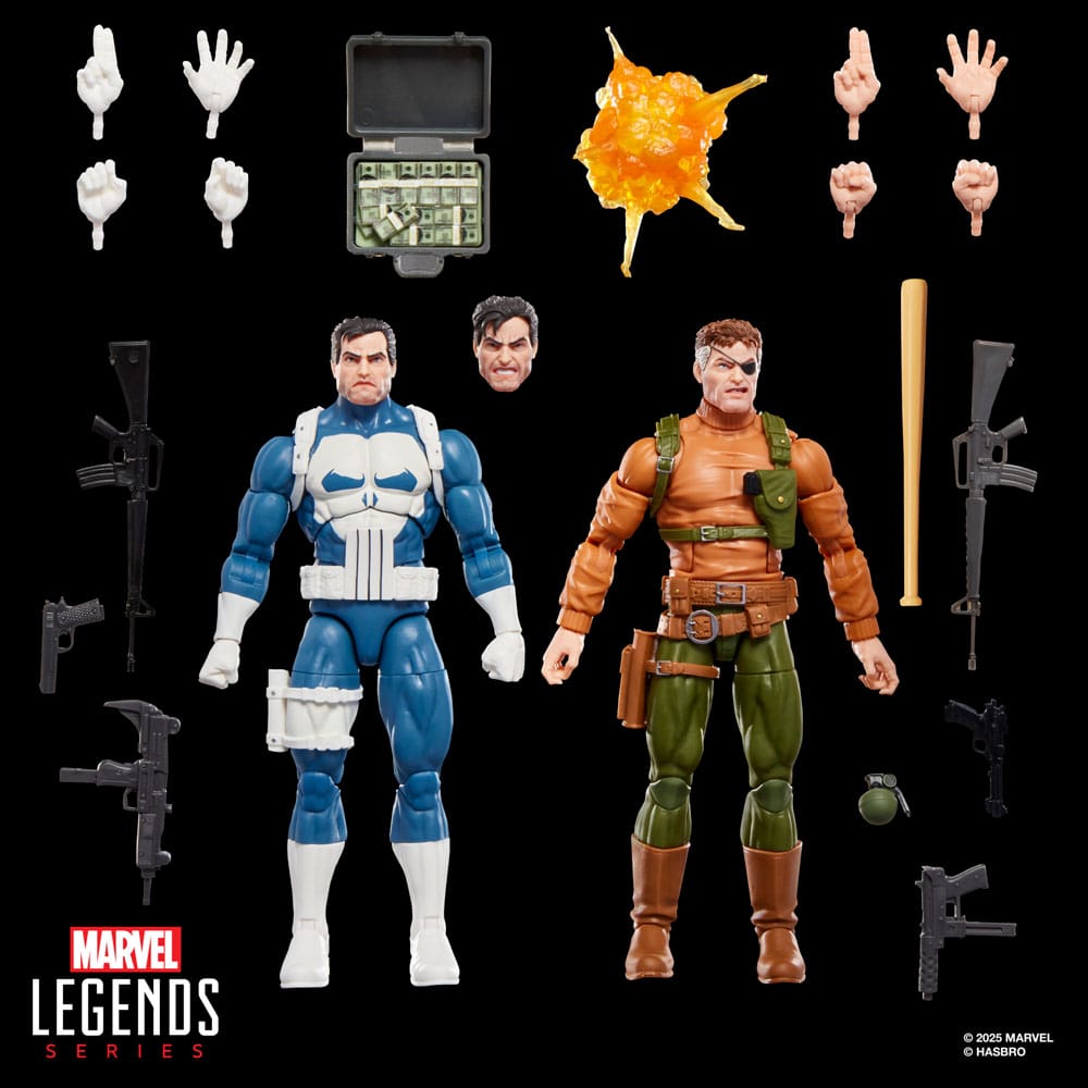 The Punisher Marvel Legends Gamerverse Action Figure 2-Pack Punisher & Nick Fury 15 cm 5010996328380