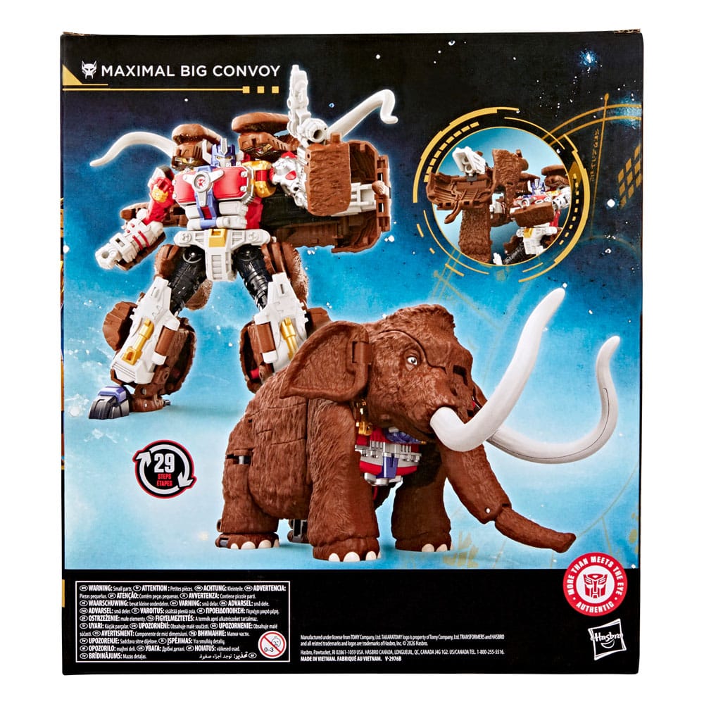 Transformers Age of the Primes Leader Class Action Figure Maximal Big Convoy 19 cm 5010996368126