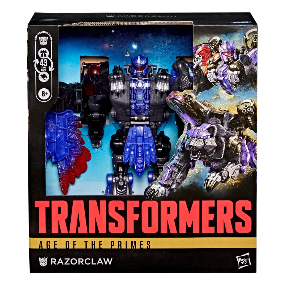 Transformers Age of the Primes Leader Class Action Figure Razorclaw 19 cm 5010996368133