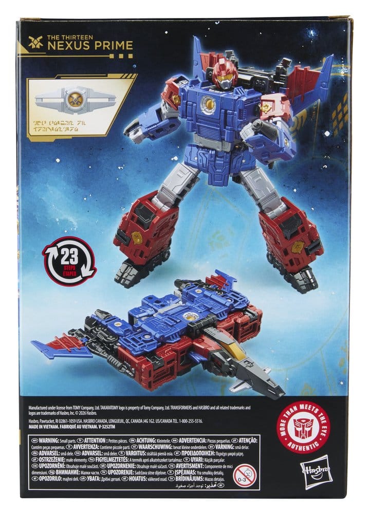 Transformers Age of the Primes Voyager Class Action Figure The Thirteen: Nexus Prime 16 cm 5010996356147