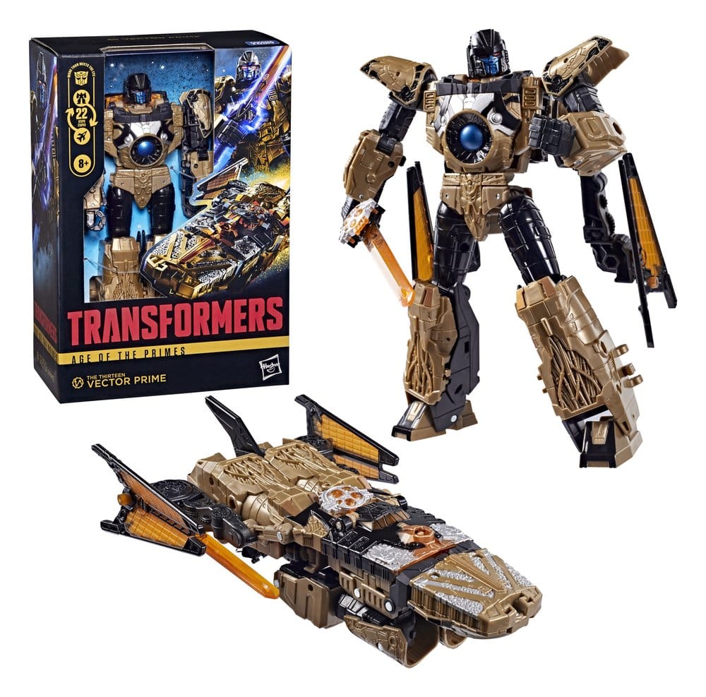 Transformers Age of the Primes Voyager Class Action Figure The Thirteen Vector Prime 18 cm 5010996356093