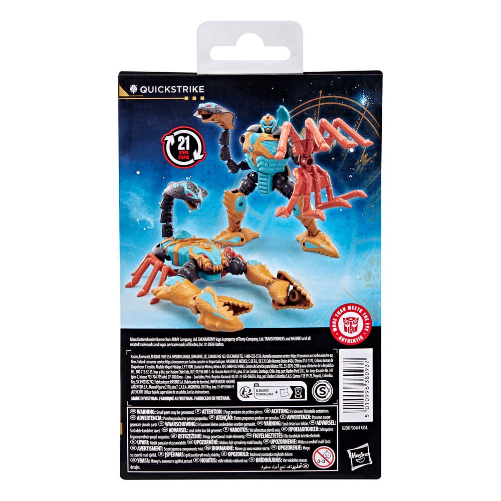 Transformers Age of the Primes Deluxe Class Action Figure Quickstrike 14 cm 5010996380937