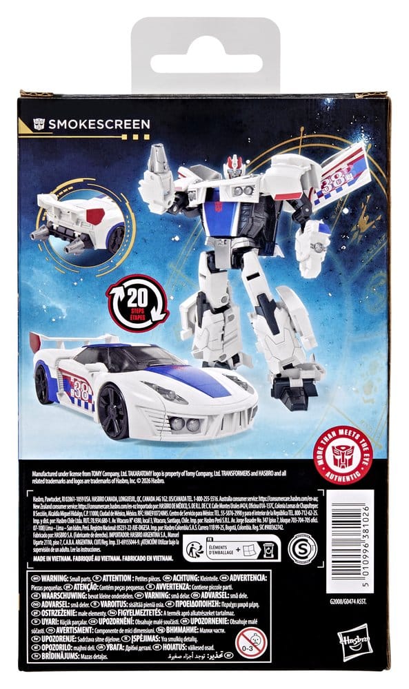 Transformers Age of the Primes Deluxe Class Action Figure Smokescreen 13 cm 5010996381026