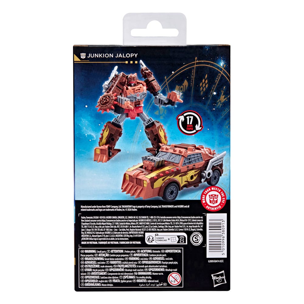Transformers Age of the Primes Deluxe Class Action Figure Junkion Jalopy 14 cm 5010996380913