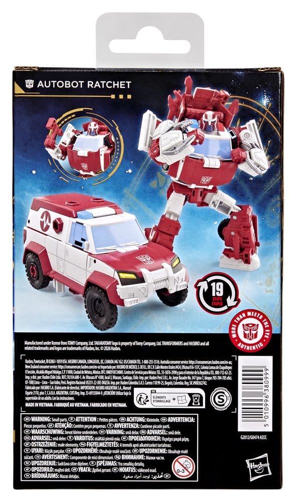 Transformers Age of the Primes Deluxe Class Action Figure Autobot Ratchet 15 cm 5010996380999