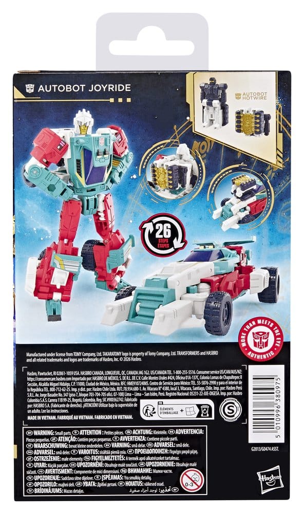 Transformers Age of the Primes Deluxe Class Action Figure Autobot Joyride 13 cm 5010996380975