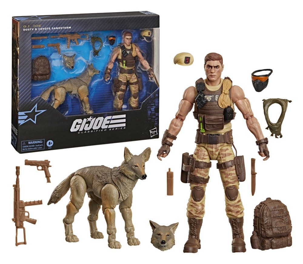 G.I. Joe Classified Series Action Figure #217 Dusty & Coyote Sandstorm 15 cm 5010996434654