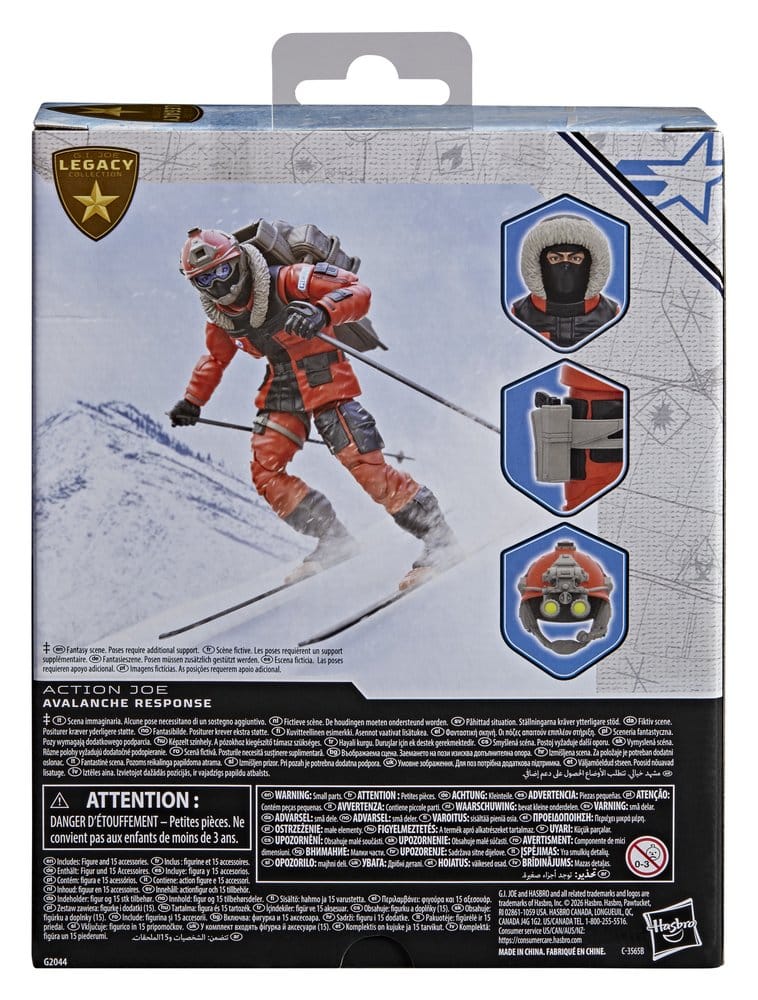 G.I. Joe Classified Series Legacy Collection Action Figure Action Joe - Avalanche Response 15 cm 5010996410764
