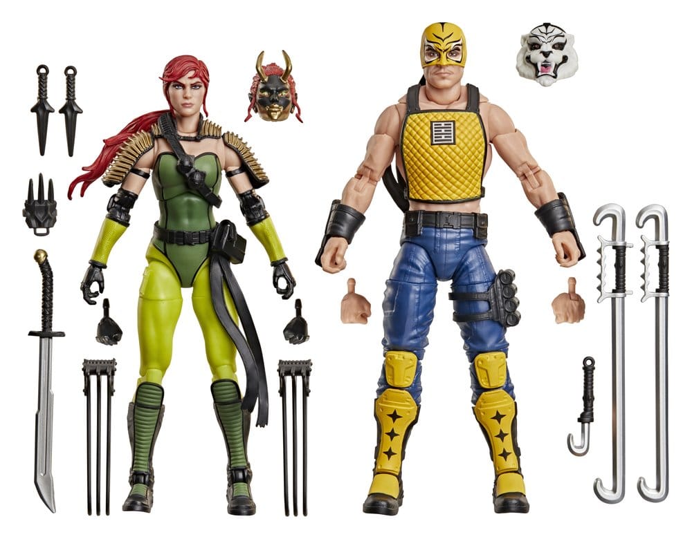 G.I. Joe Classified Series Action Figure 2-Pack #212 Ninja Force Scarlett & T'Jbang 15 cm 5010996415141