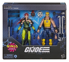 G.I. Joe Classified Series Action Figure 2-Pack #212 Ninja Force Scarlett & T'Jbang 15 cm 5010996415141
