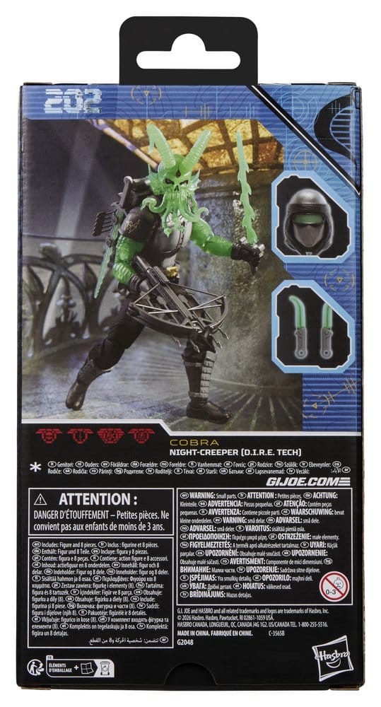 G.I. Joe Classified Series Action Figure #202 Night-Creeper (D.I.R.E. Tech) 15 cm 5010996378569