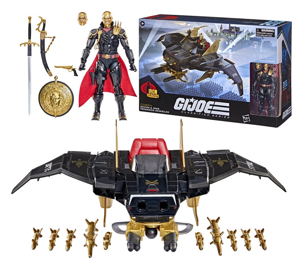 G.I. Joe Classified Series Action Figure and Vehicle Set #203 Destro & Iron Grenadier Despoiler 15 cm 5010996374899